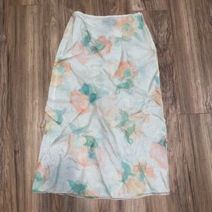 Ralph Lauren black label floral Midi Skirt from early 2000’s NWT